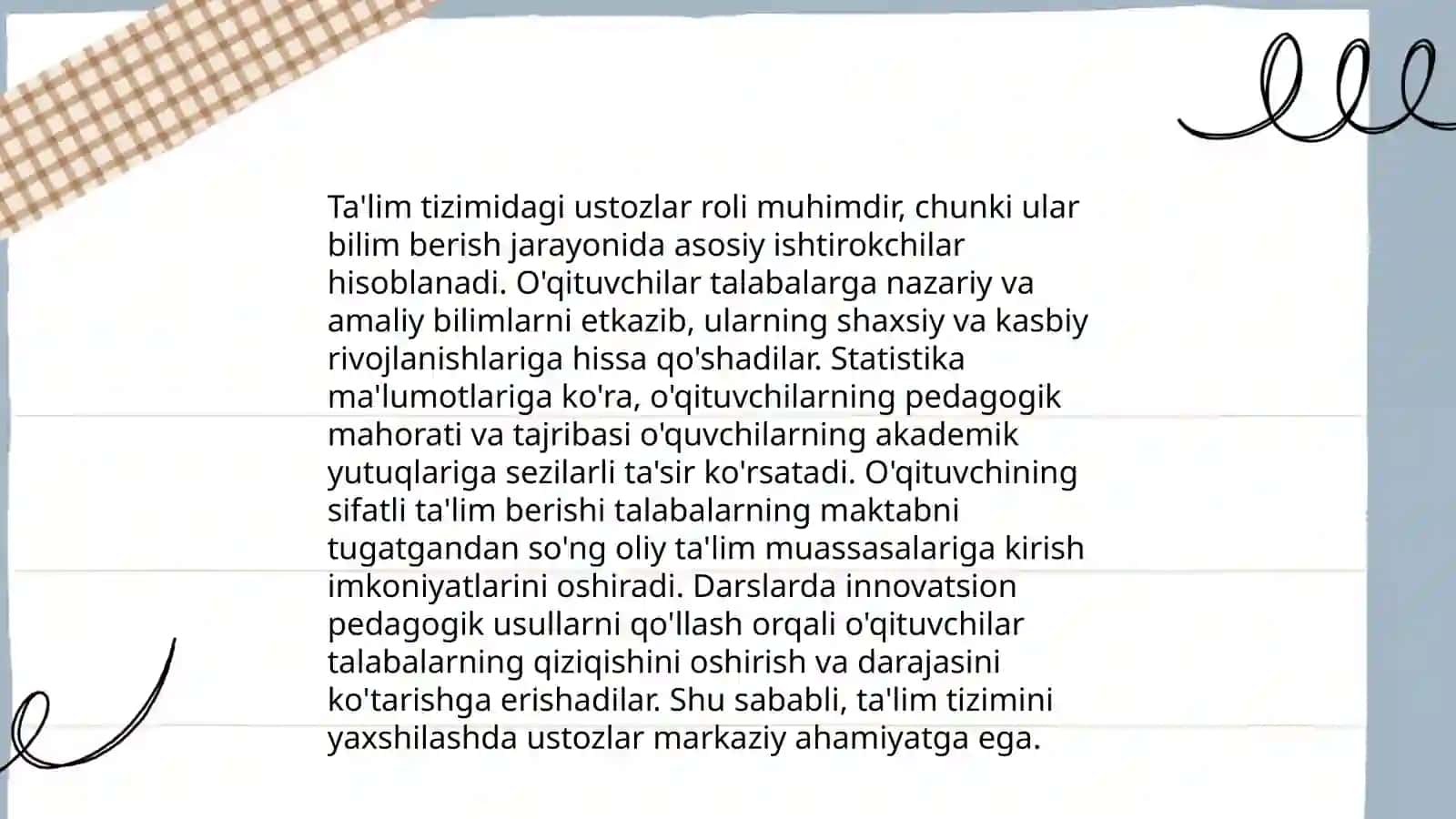 Ustozlarga ehtirom 4