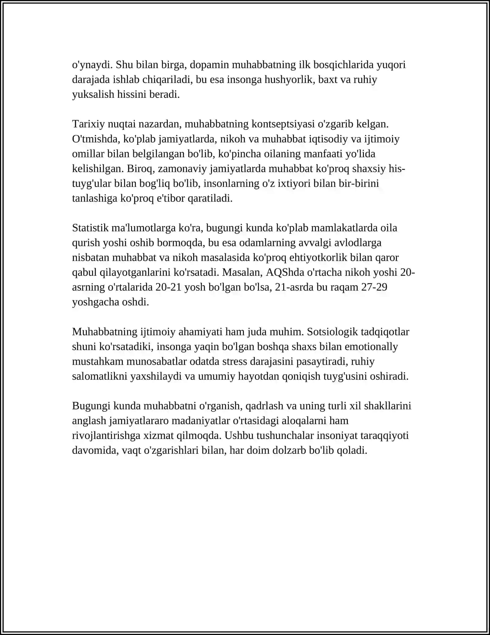 MUHABBAT ÖZI NIMA 4