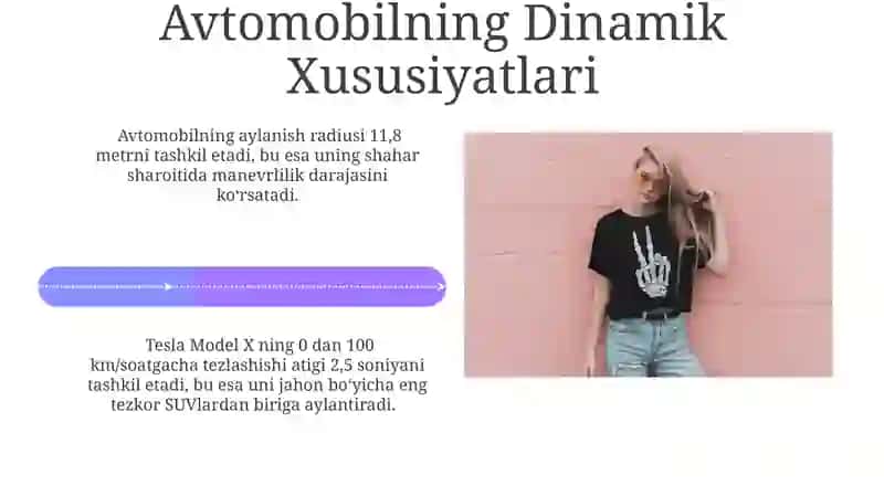 Tesla Model X avtomobilining tuzilishi va texnik xususiyatlari 4