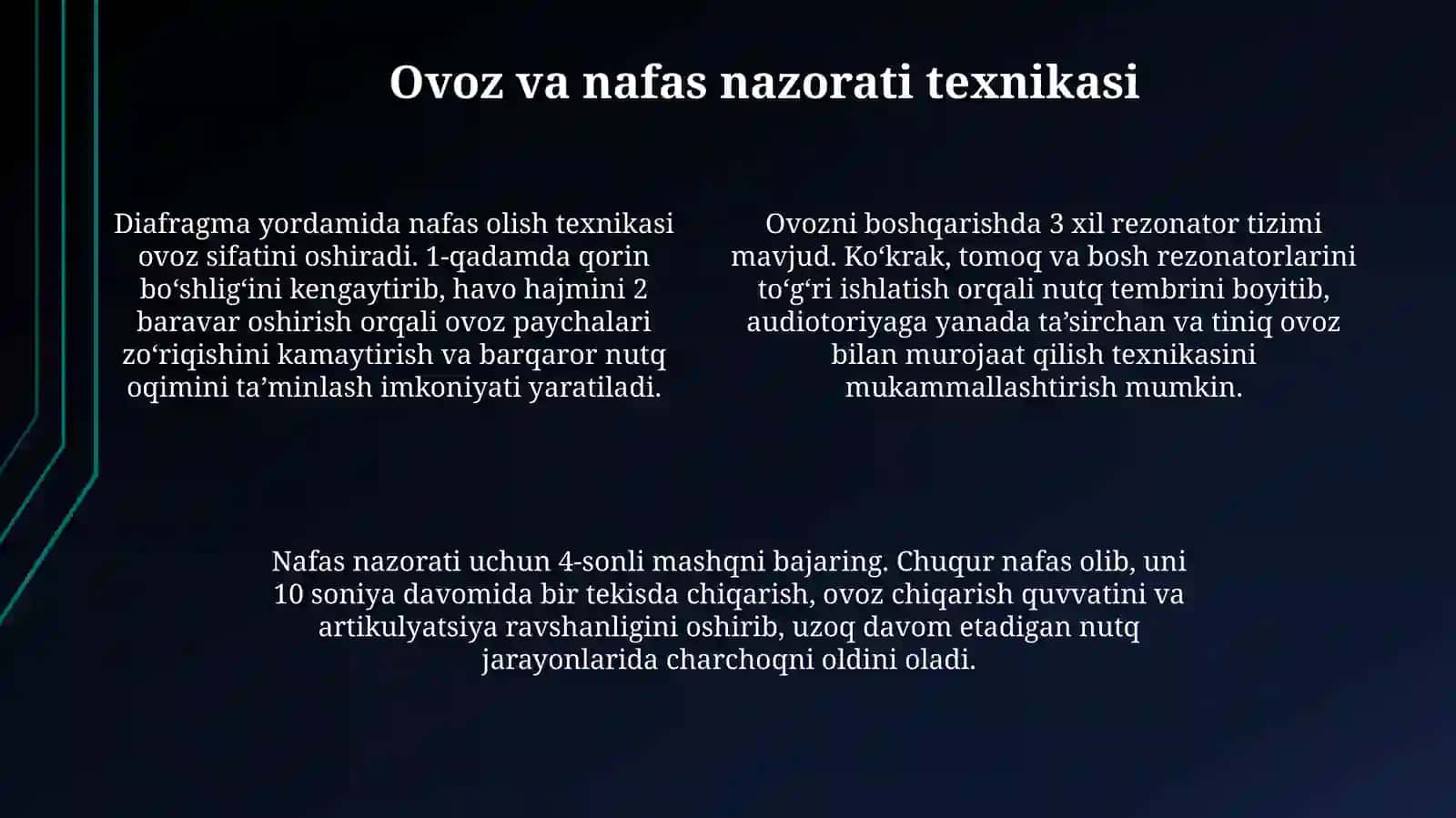 Nutq texnikasi va madaniyati 4
