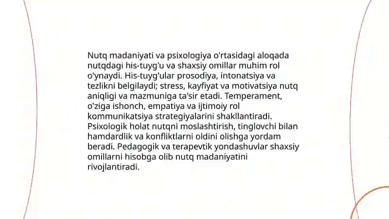 Nutq Madaniyati Fanining O'zaro Munosabati 4