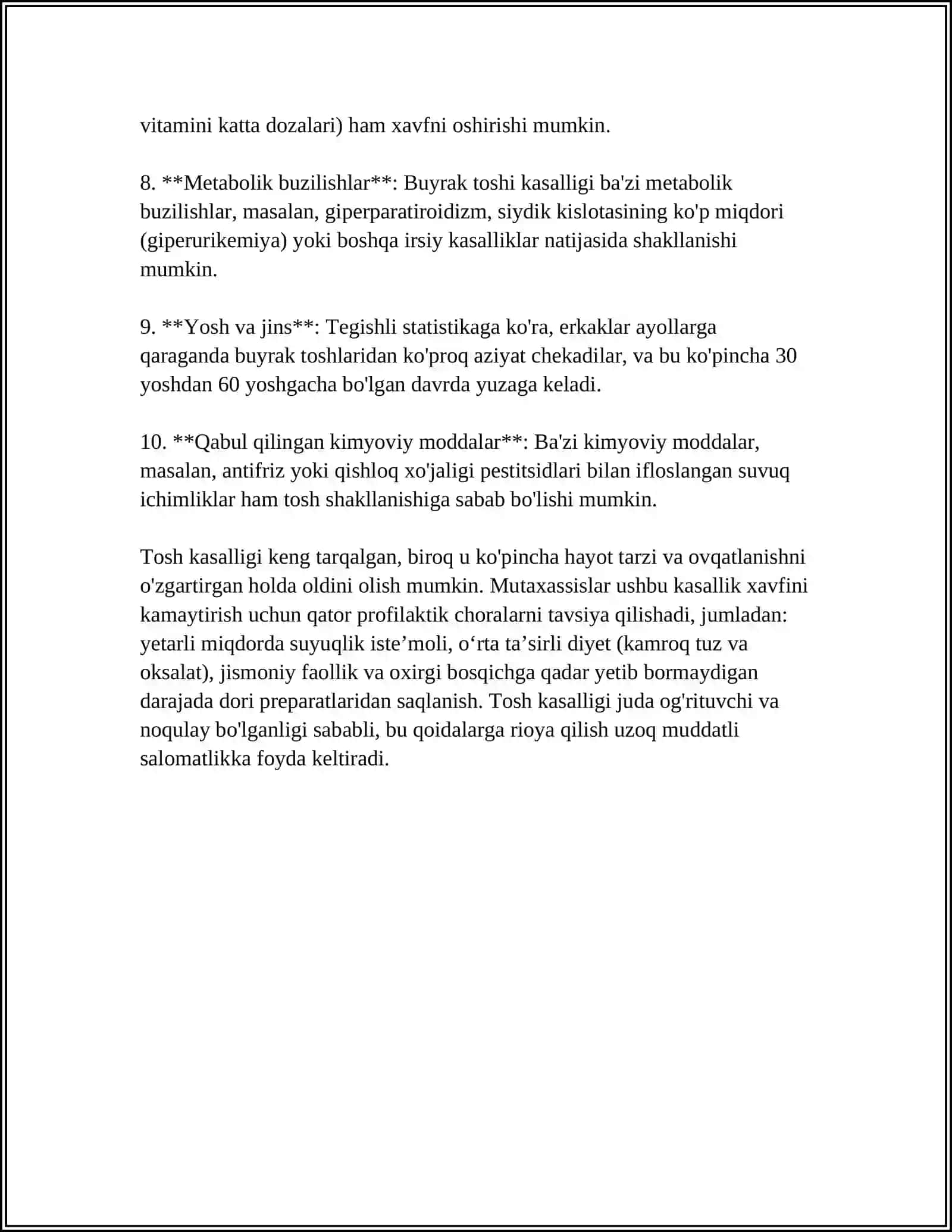 SIYDIK TOSH KASALLIGI 4