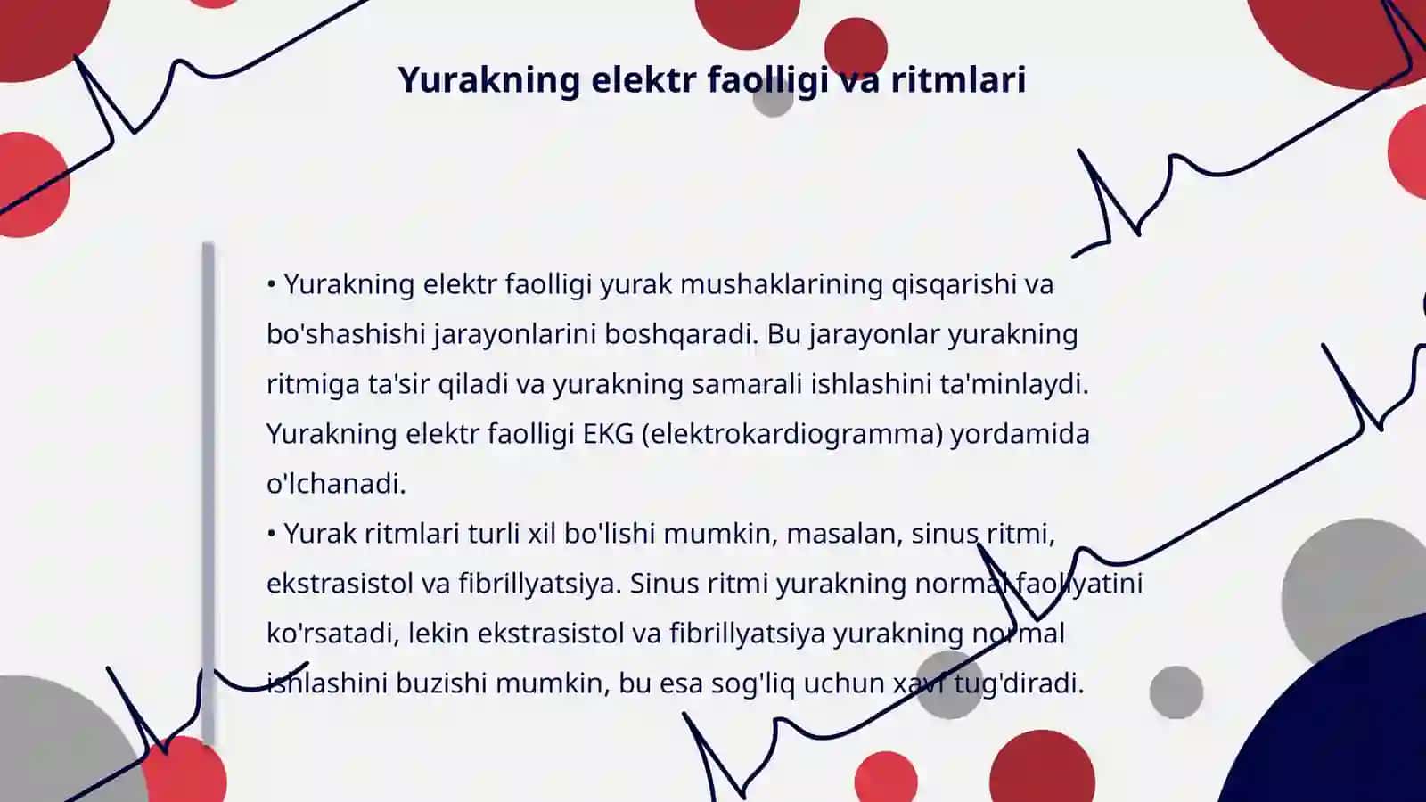 Yurak avtomatizm va uning boshqarilishi 4