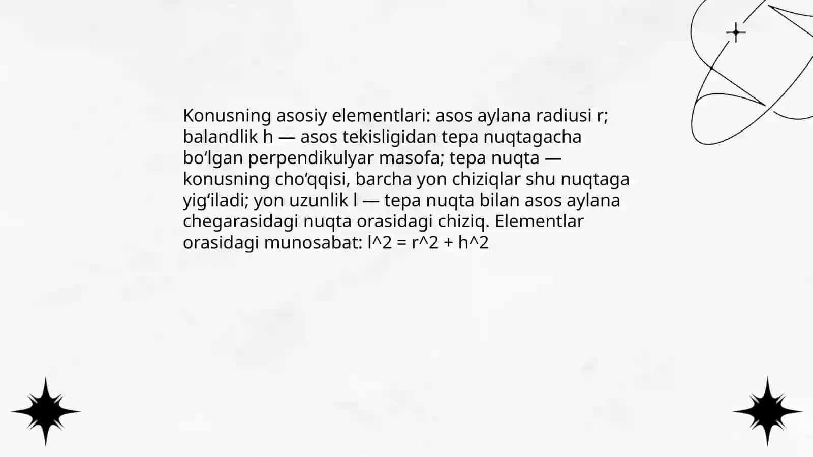 Konus va uning hajmi 4