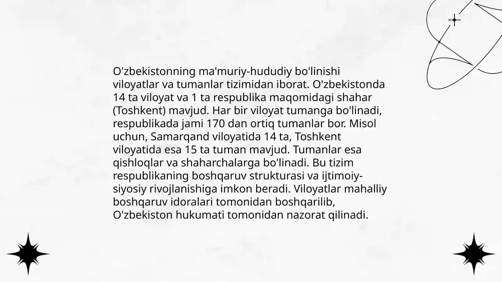 O’ZBEKISTON HUDUDINING RAYONLASHTIRILISH TIZIMI 4