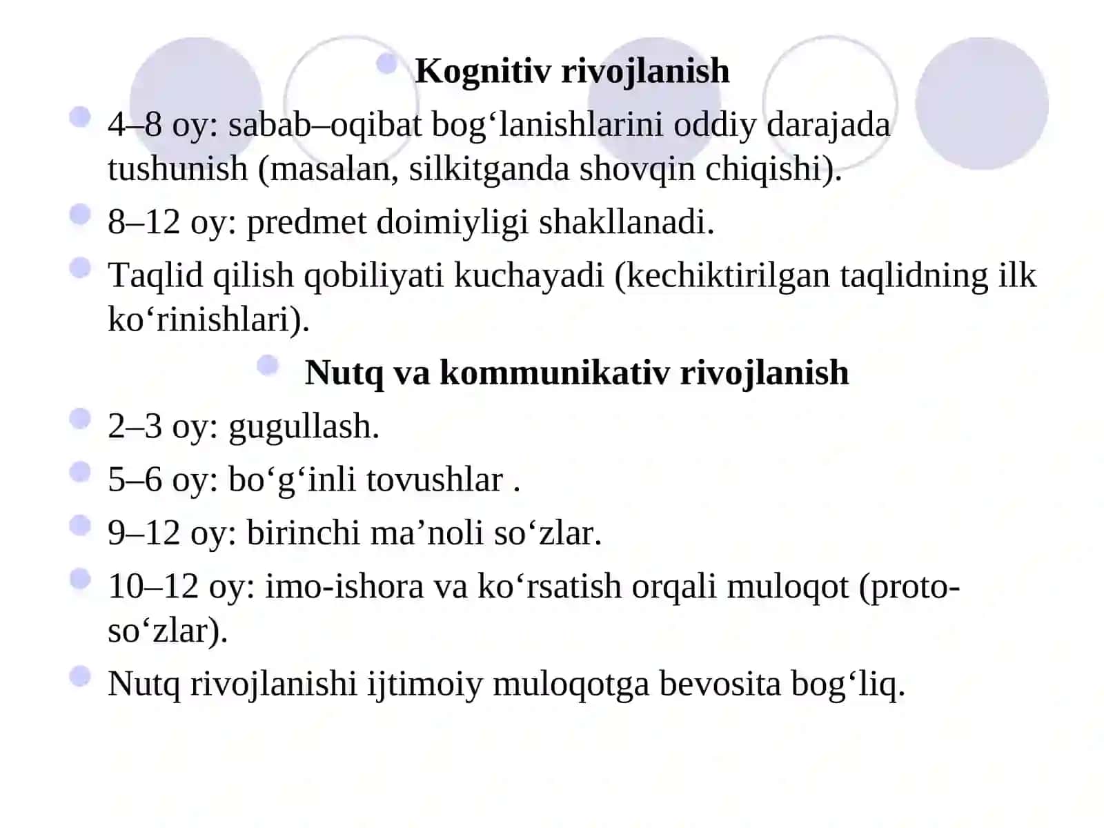 Go’daklik davri 4