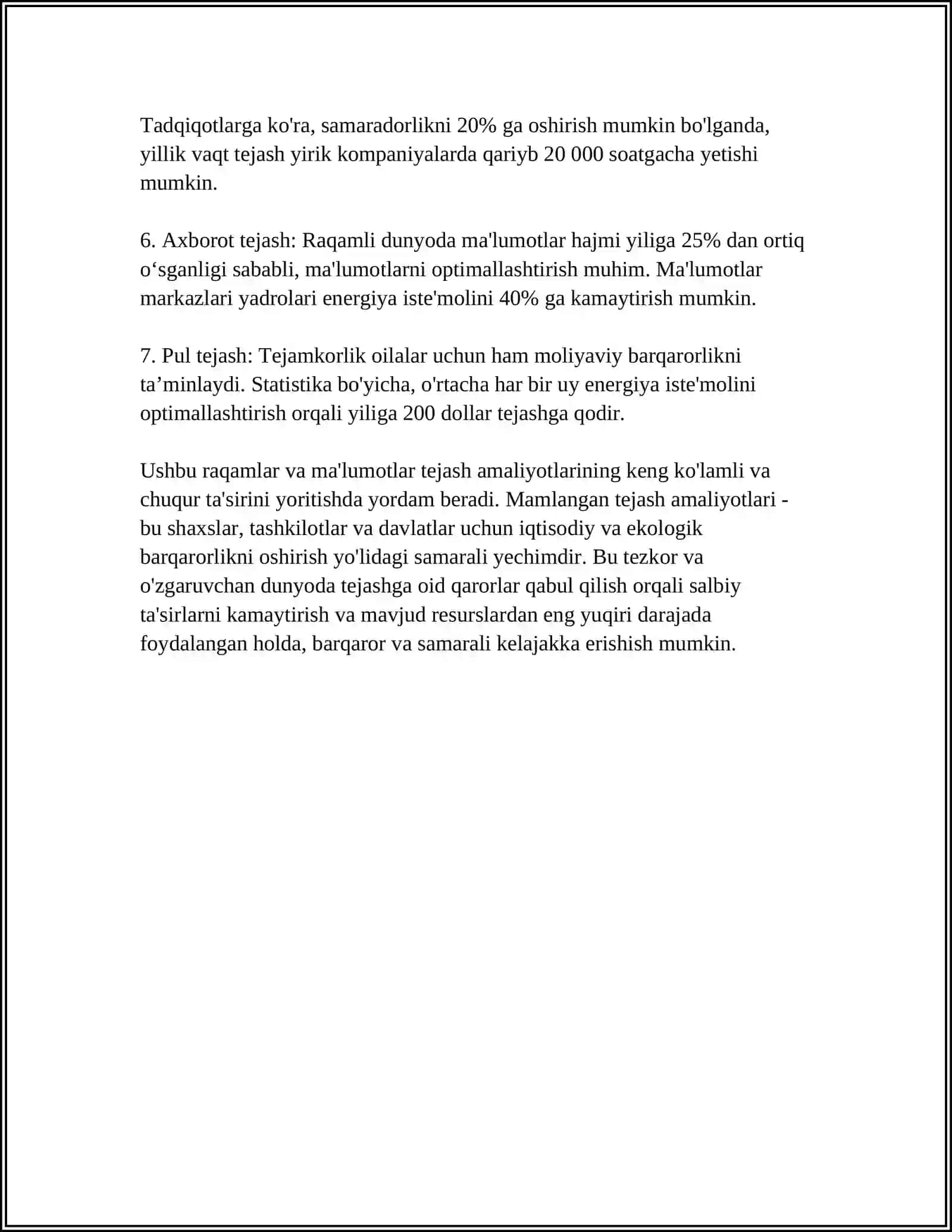 TEJAMKORLIK-FAROVONLIK GAROVI 4