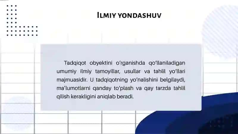 Tadqiqot usullari faniga kirish 4