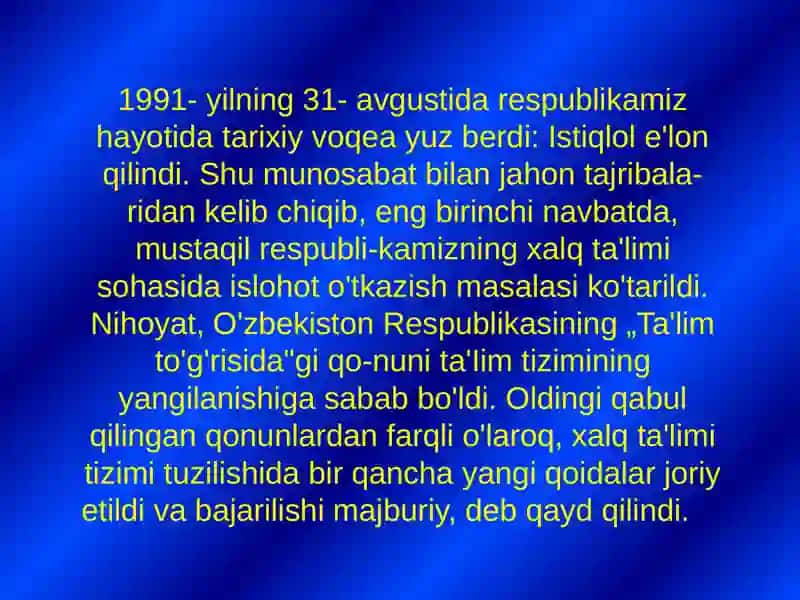Xalq ta'limi tizimi 4