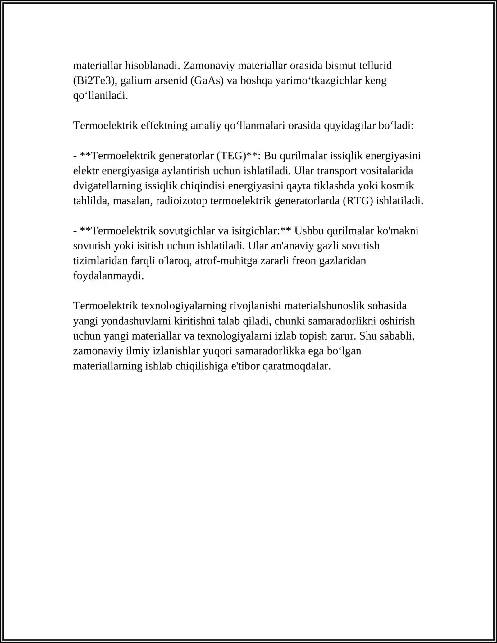 TERMOELEKTRIK HODISALARI 4