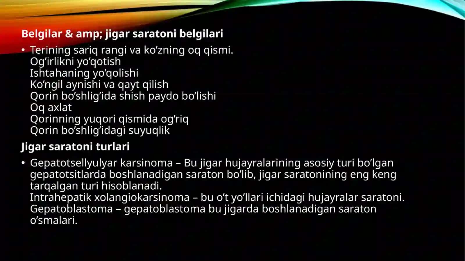 Onkologiya faniga kirish 4