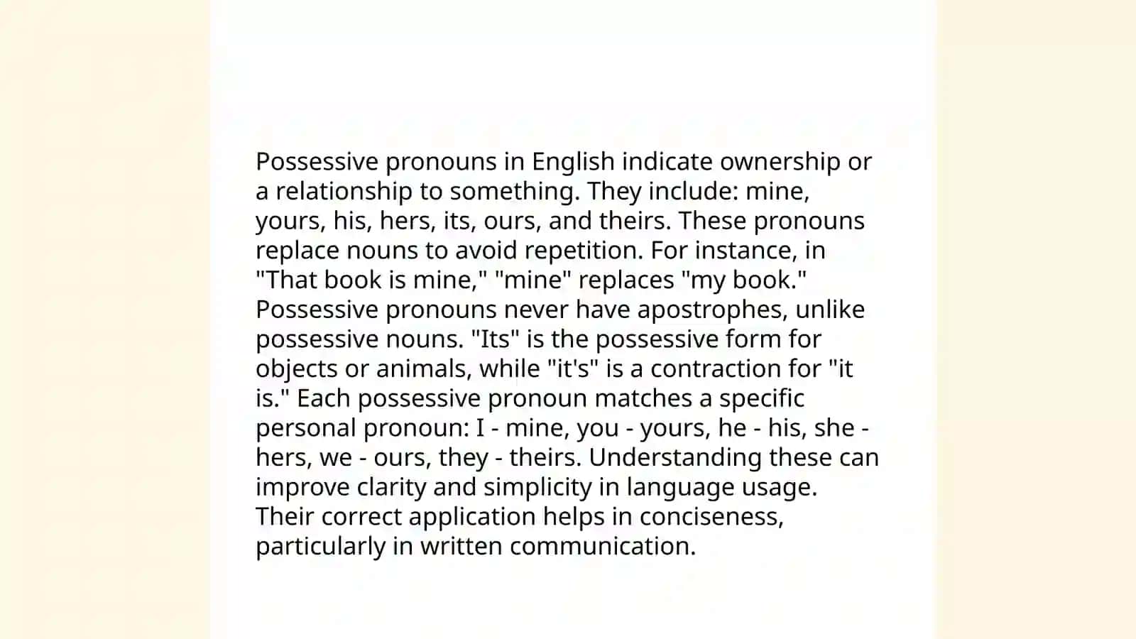 Pronouns in English 4