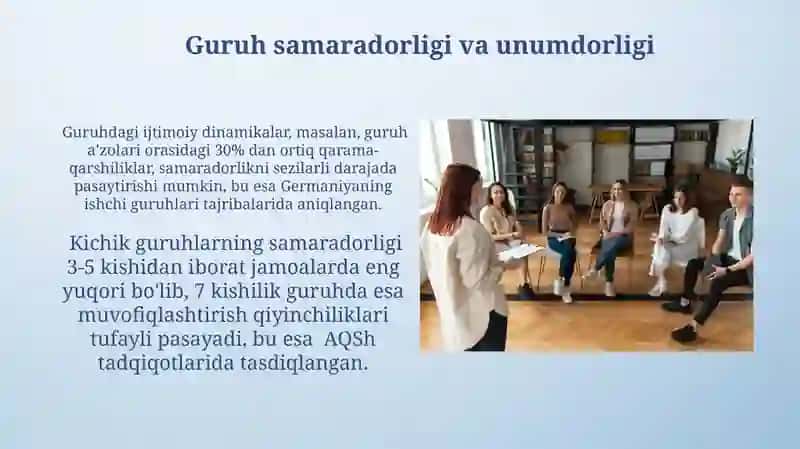 Kichik guruhlar psixologiyasi 4