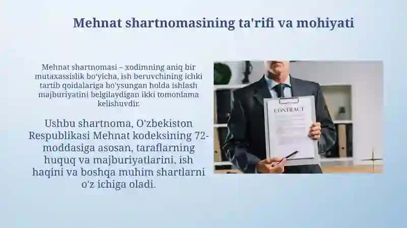 Mehnat shartnomasi 4