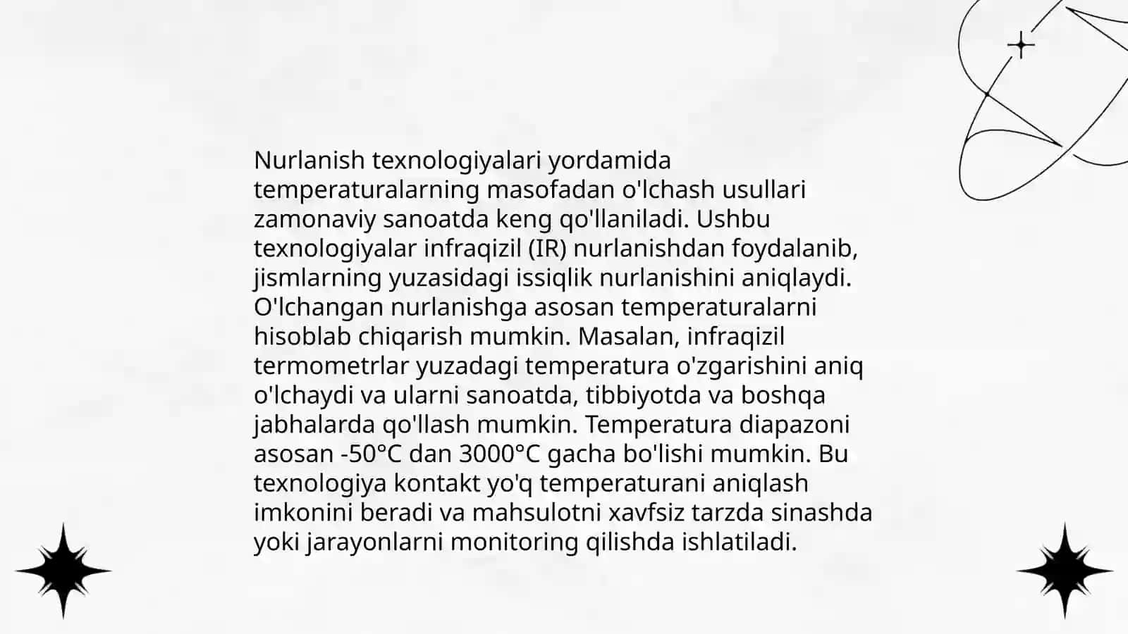 Temperaturni nurlanish temometrlari 4