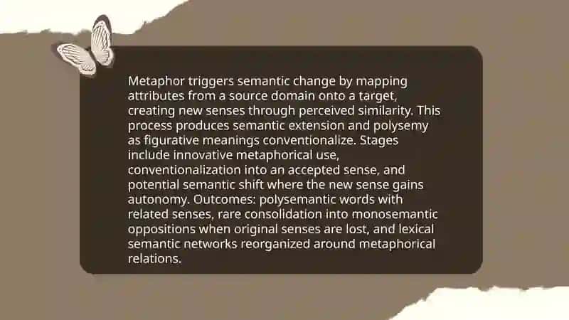 Change of meaning words and their results. Polysemantic and monosemantic words 4