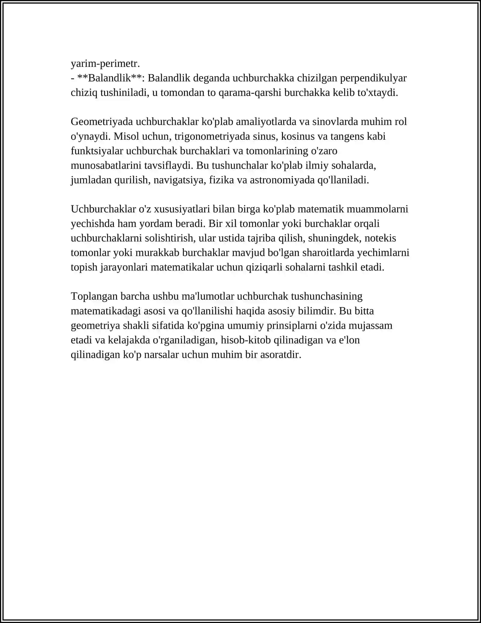 Uchburchak tushunchasi 4