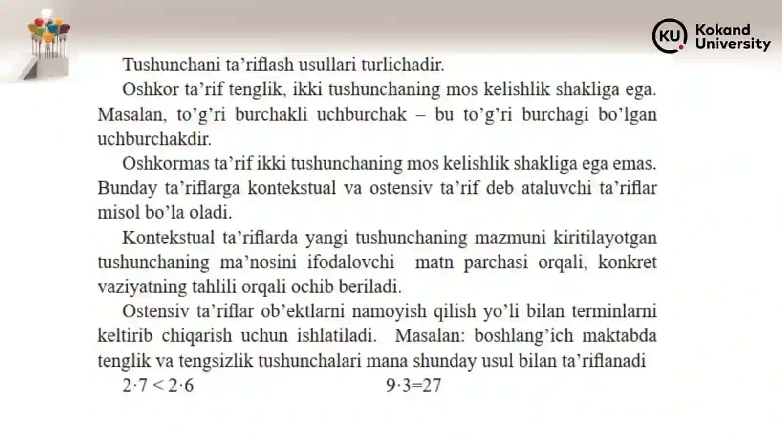Boshlang‘ich matematika kursi nazariyasi 4
