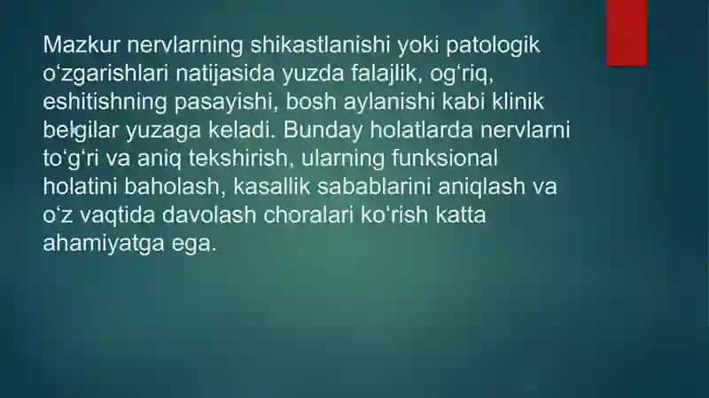 Boshmiyanervların tuzilishi va tasnifi 4