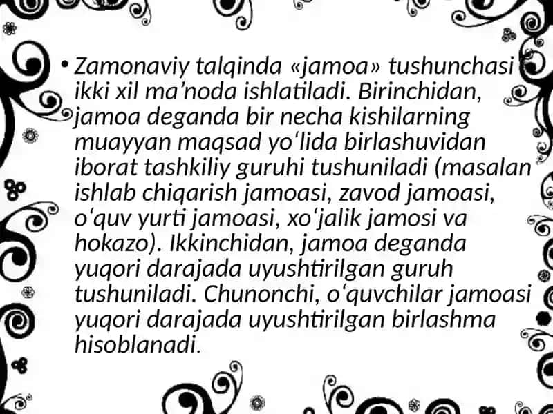 Jamoatarbiyani oʻrganish 4