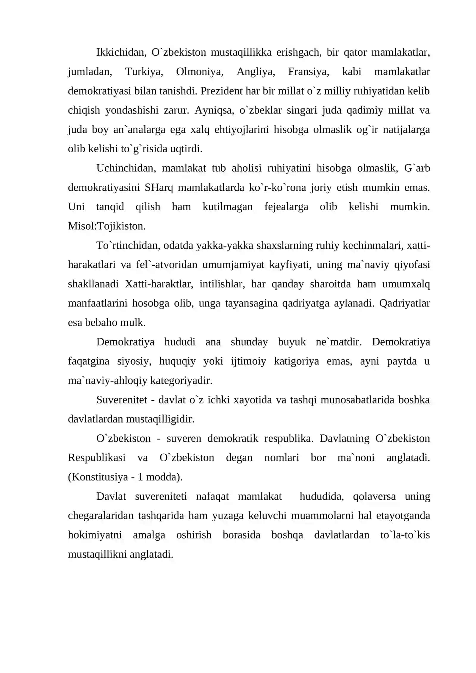 Davlat mexanizminida xokimiyat bo'linish prinsipi 4