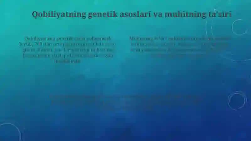 Qobiliyat vauning rivojlanishi 4