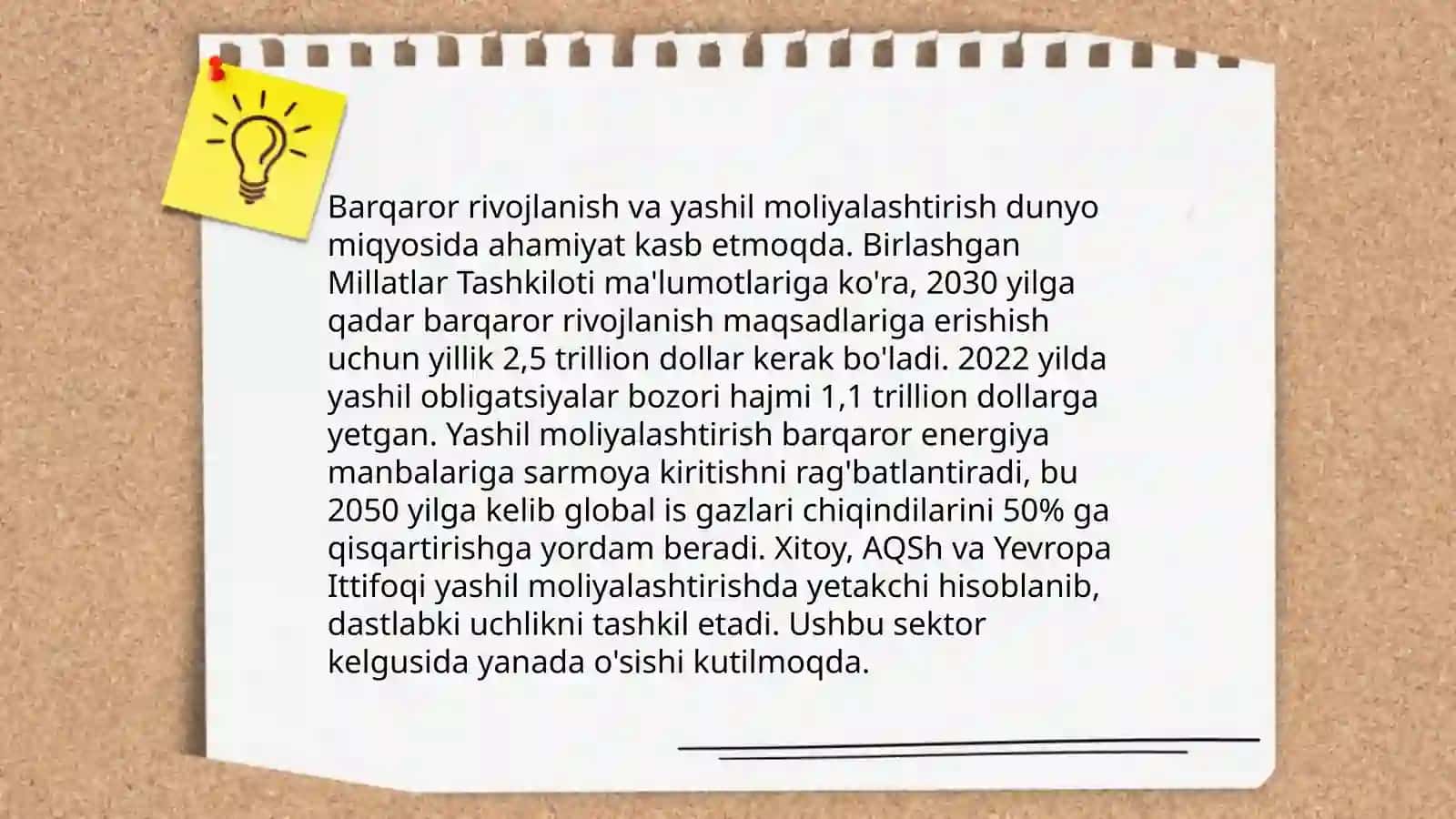 Yashil Moliyalashtirish tushunchasi 4