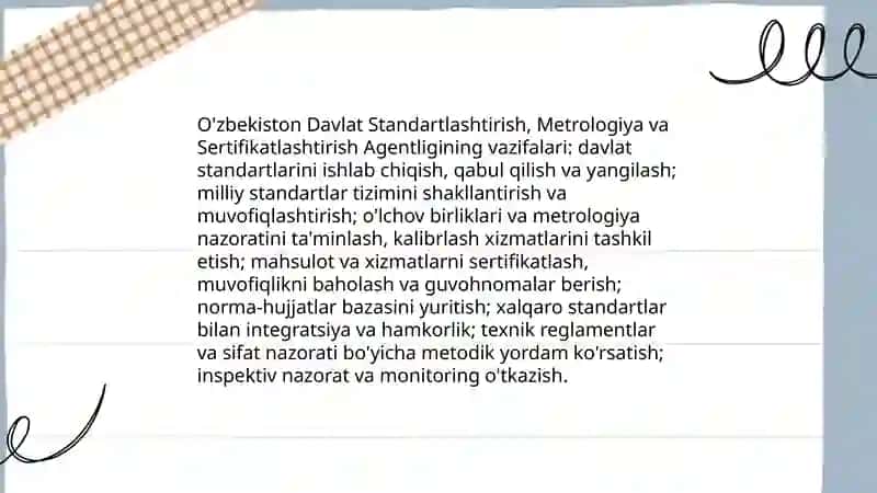 O'zbekiston Davlat standartlari tizimi 4