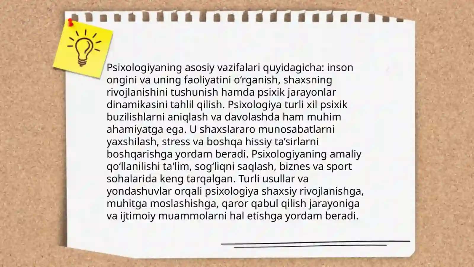 Psixologiya fanining maqsad va vazifalar 4