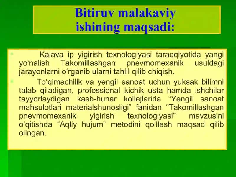 Pnevmomexanik yigirish texnologiyasi 4