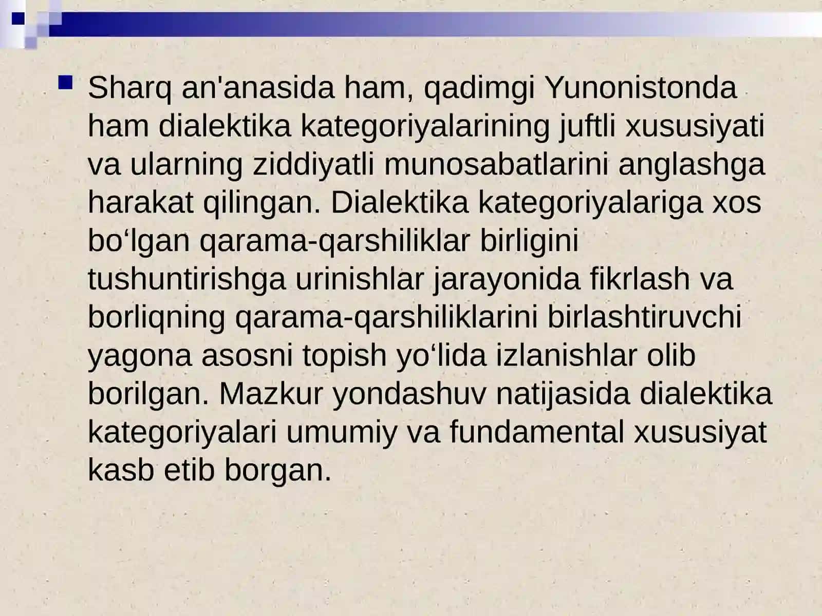 Falsafa kategoriyalari turlari 4
