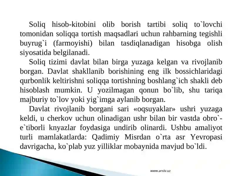 Soliq va soliqqa tortish 4