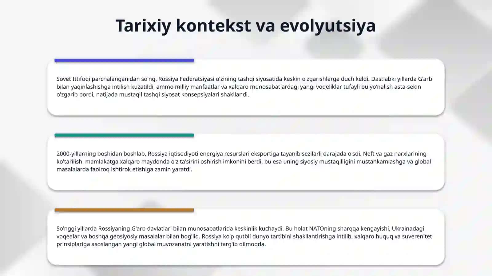Jahon siyosatida Rossiyaning roli 4