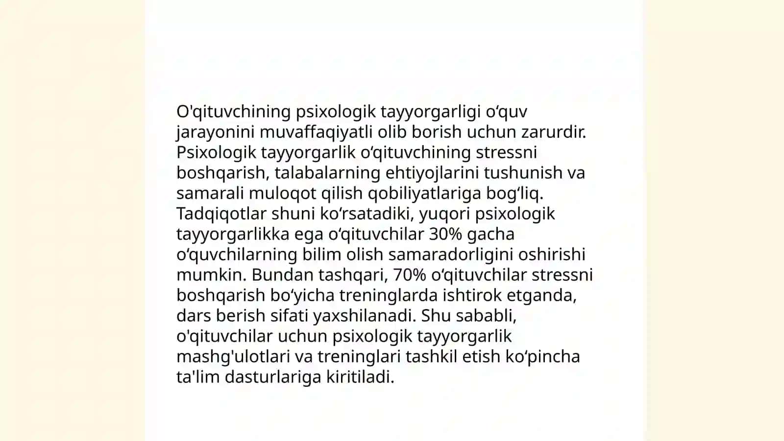 Ta'lim va tarbiya psixologiyasi 4