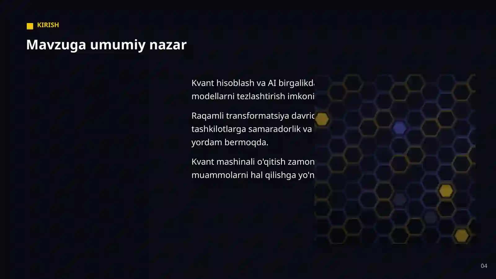 KVANT HISOBLASH VA AI 4
