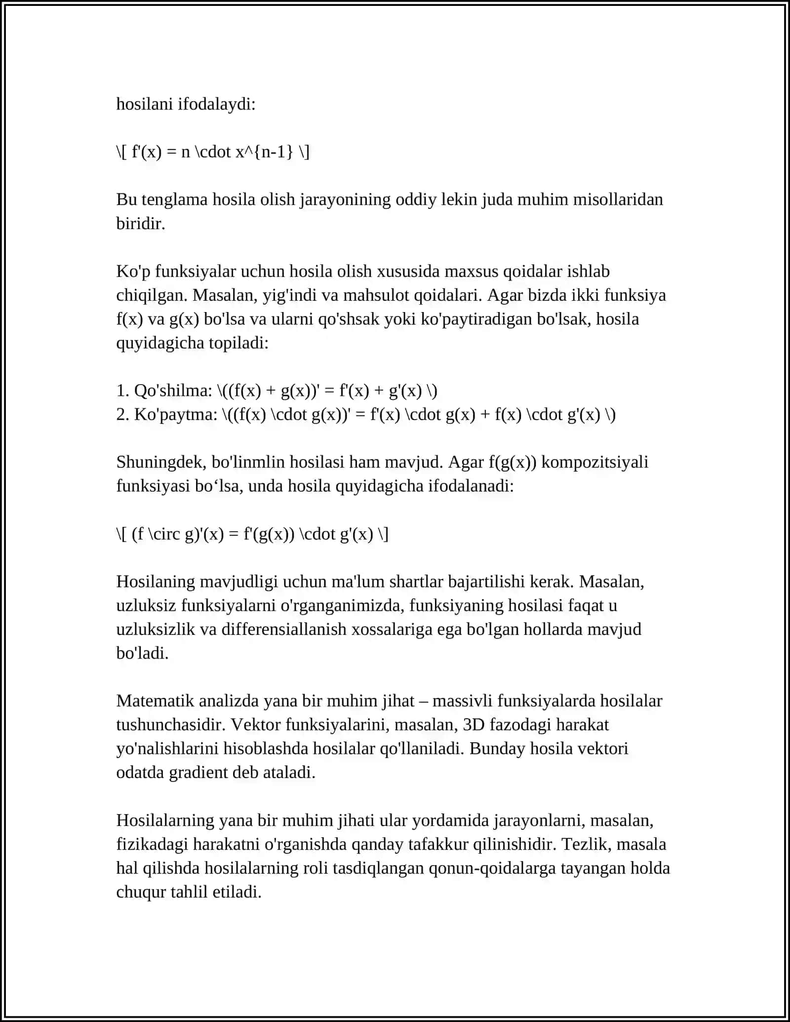 HOSILANING TASVIRI VA TASVIRNING HOSILASI 4