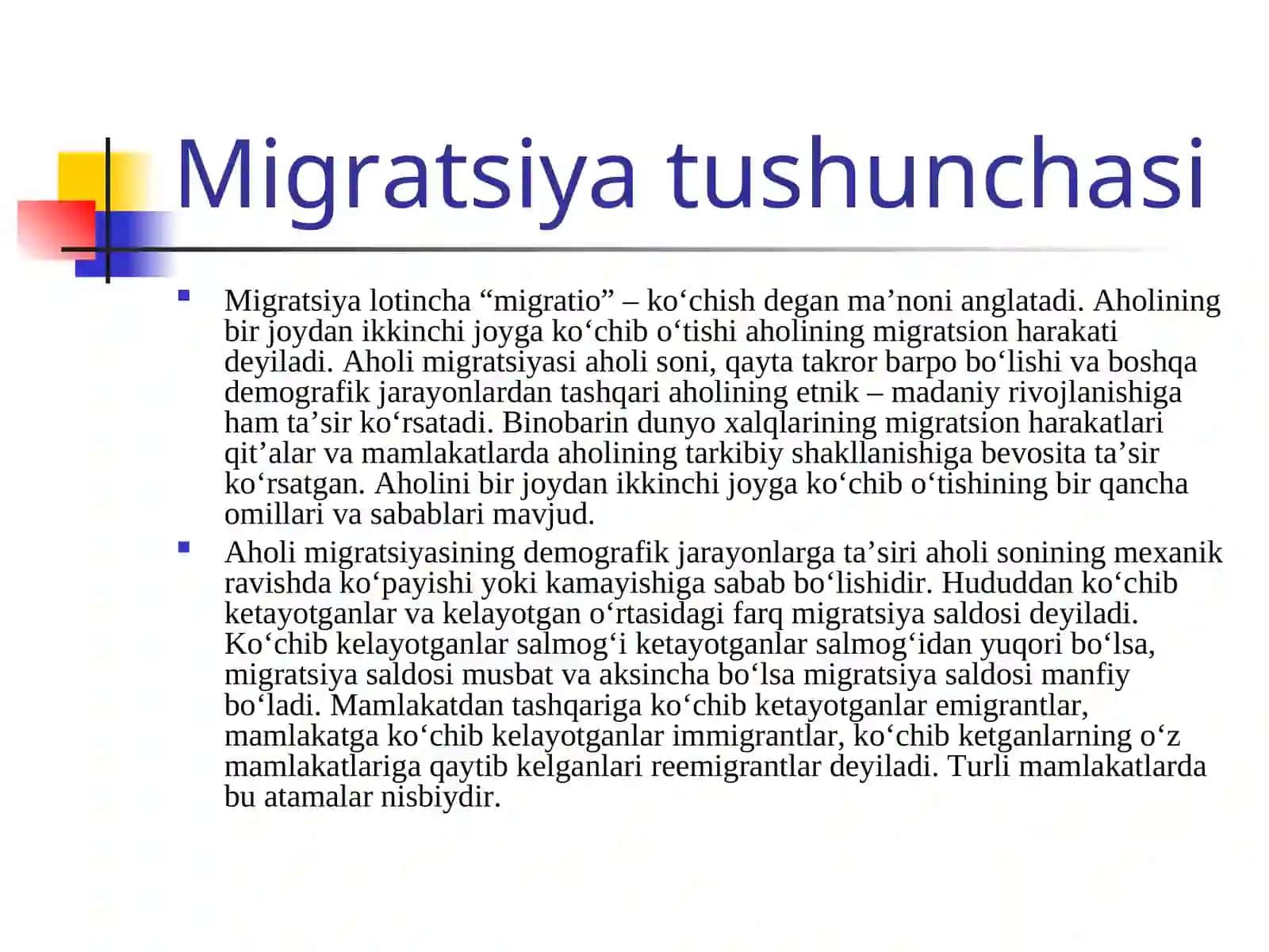 Aholi migratsiyasi 4
