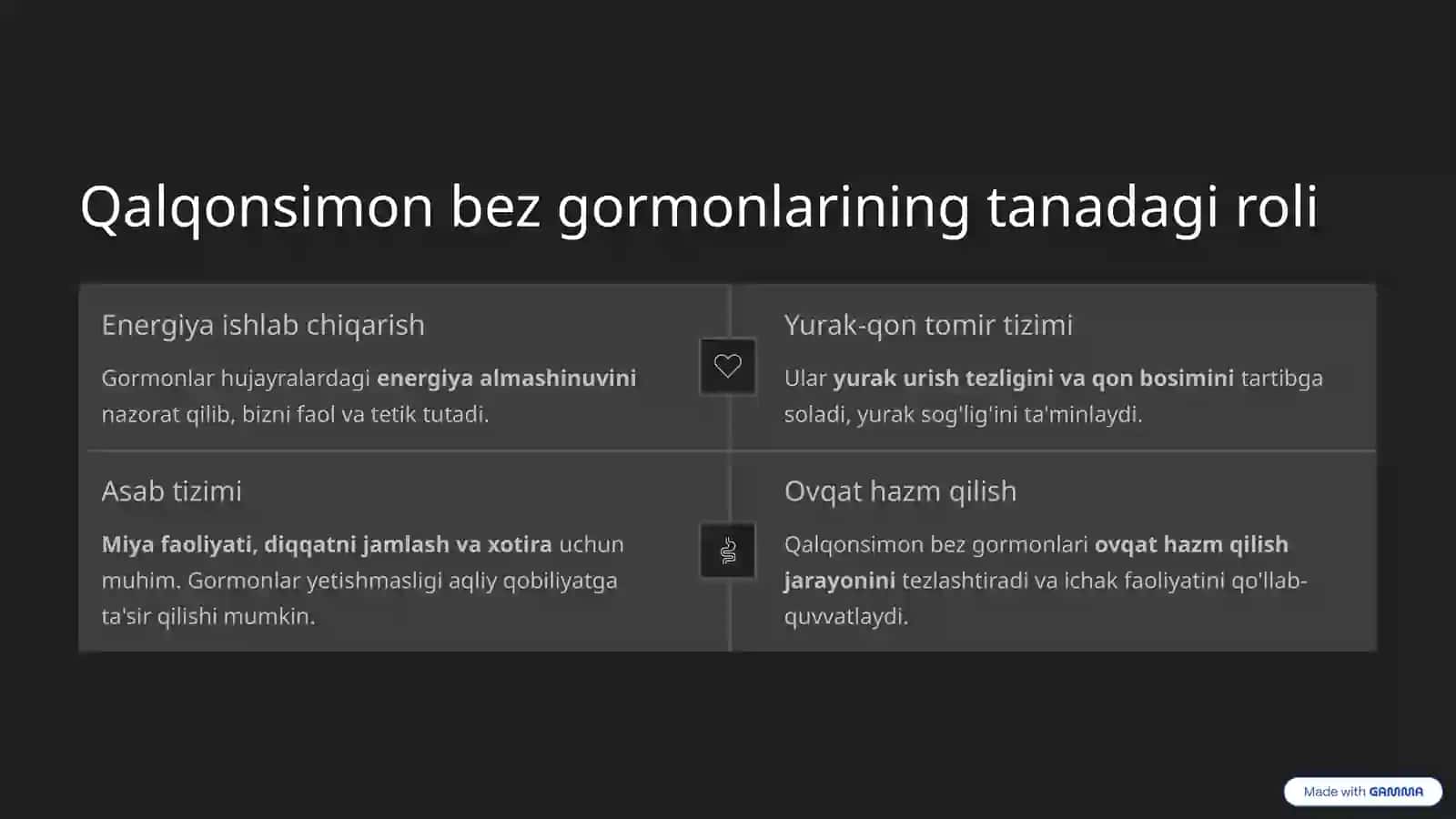 Qalqonsimon bez: Sirli bezning sirlari 4