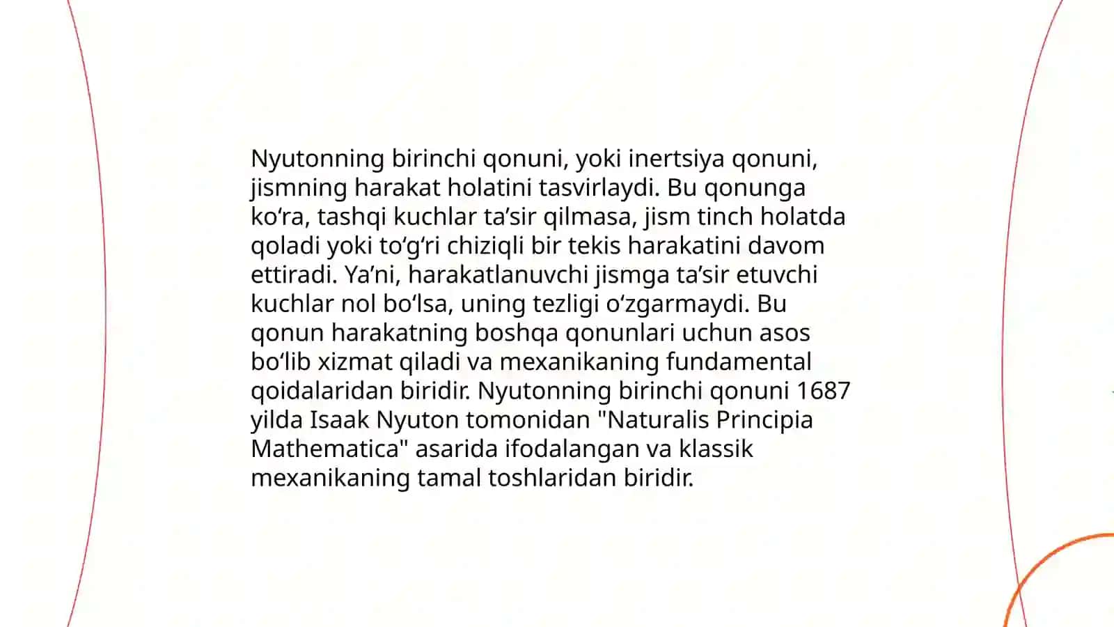 Inersiya tushunchasi 4