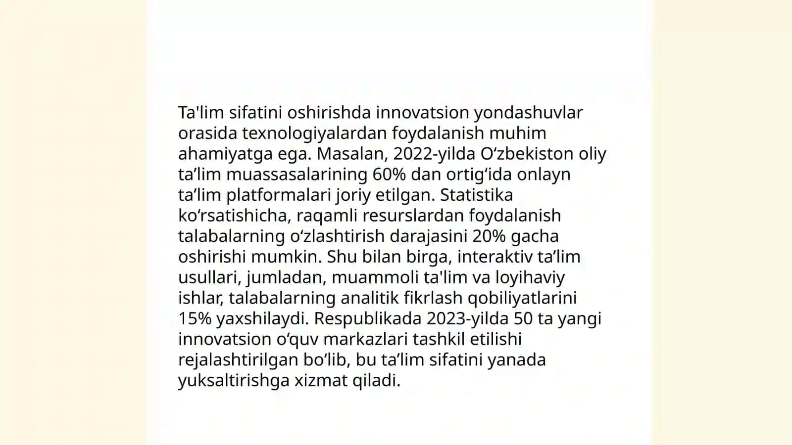 Oliy ta'limning maqsadi va vazifalari 4