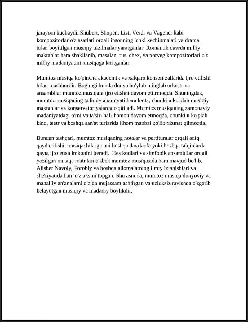 Mumtoz musiqa tushunchasi va xususiyatlari 4