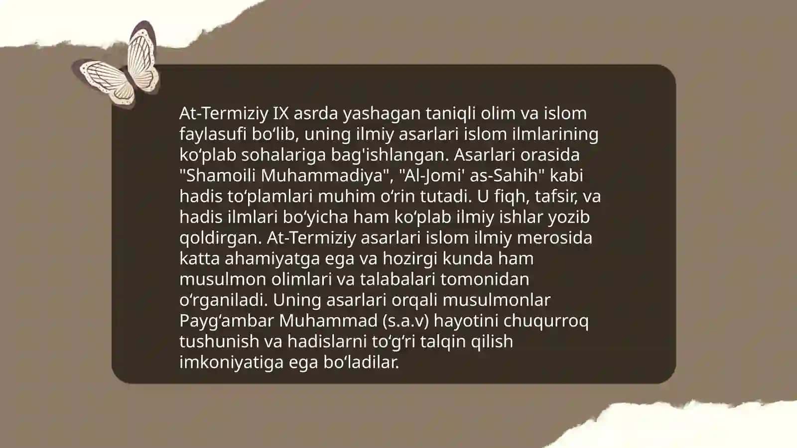 At-Termiziyning ilmiy merosi 4