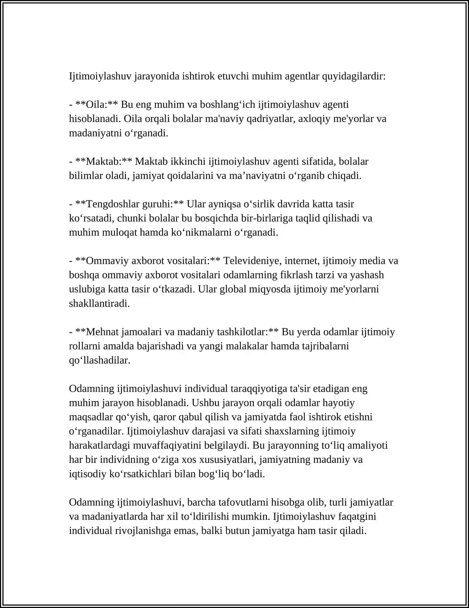 ODAMNING IJTIMOIYLASHUVI FALSAFASI 4