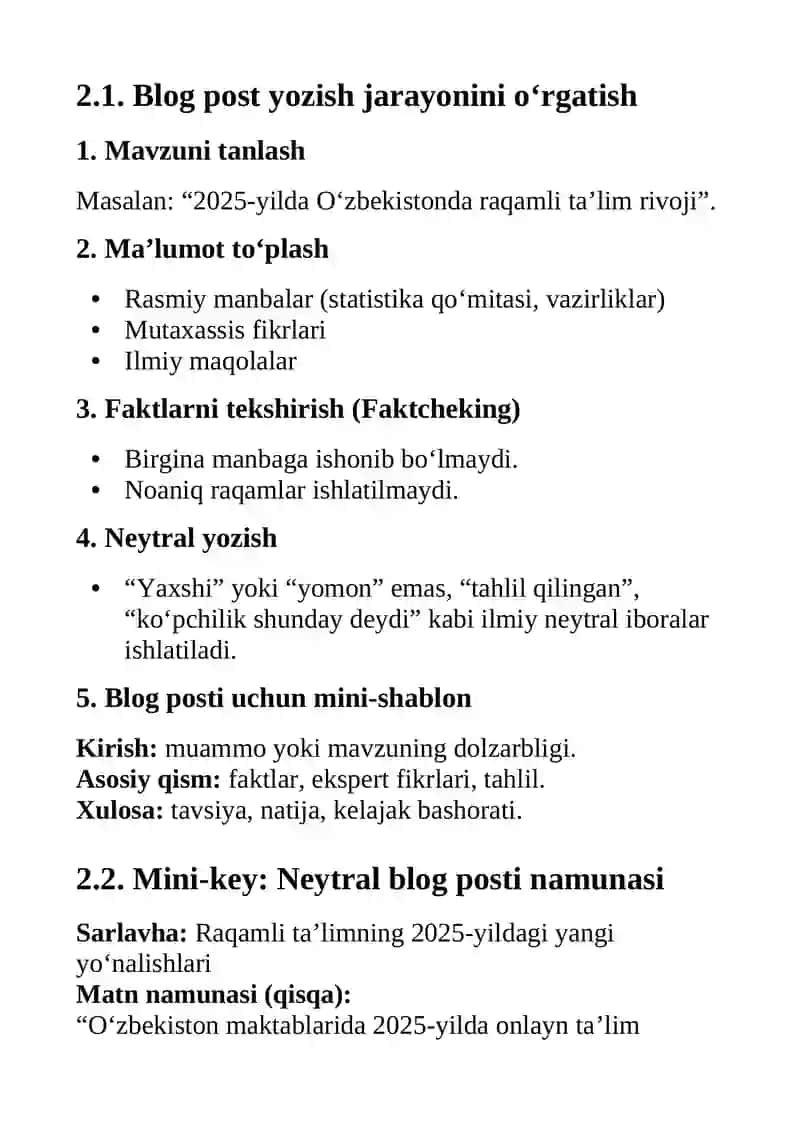 Axloqiy media yaratish 4