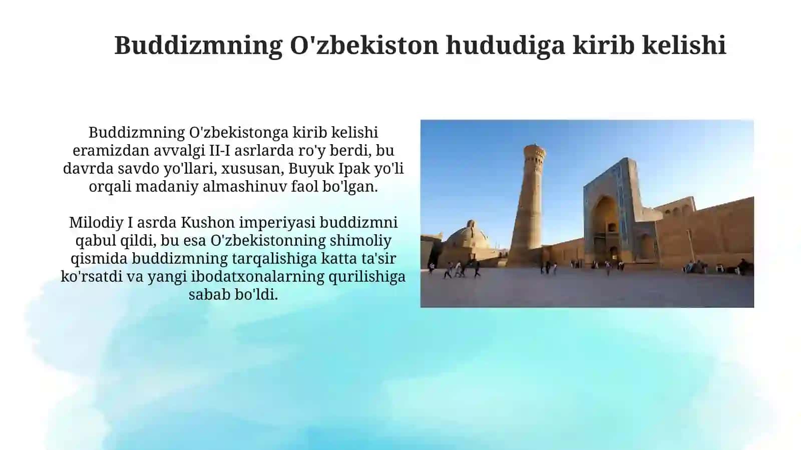 Oʻzbekistonda buddaviylik dinining tarixiy ildizlari 4