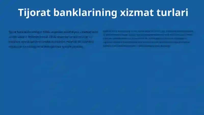 Asosiy moliyaviy xizmatlar 4