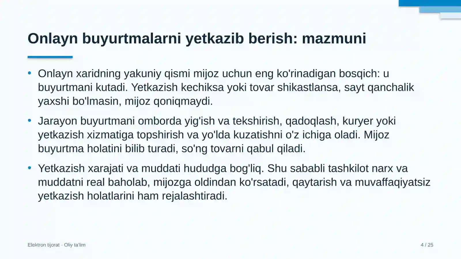 Eshik-rom ishlab chiqarish korxonalarida onlayn buyurtmalarni yetkazib berish 4