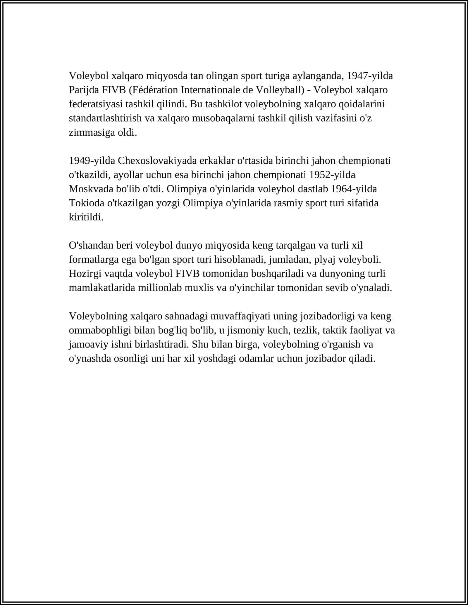 VALIBOLL TARIXI 4