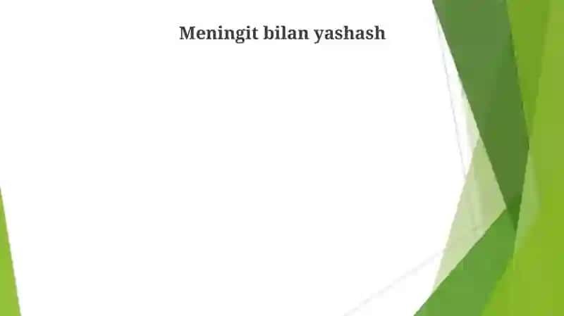 Meningit va meningokk kasalliklari 4