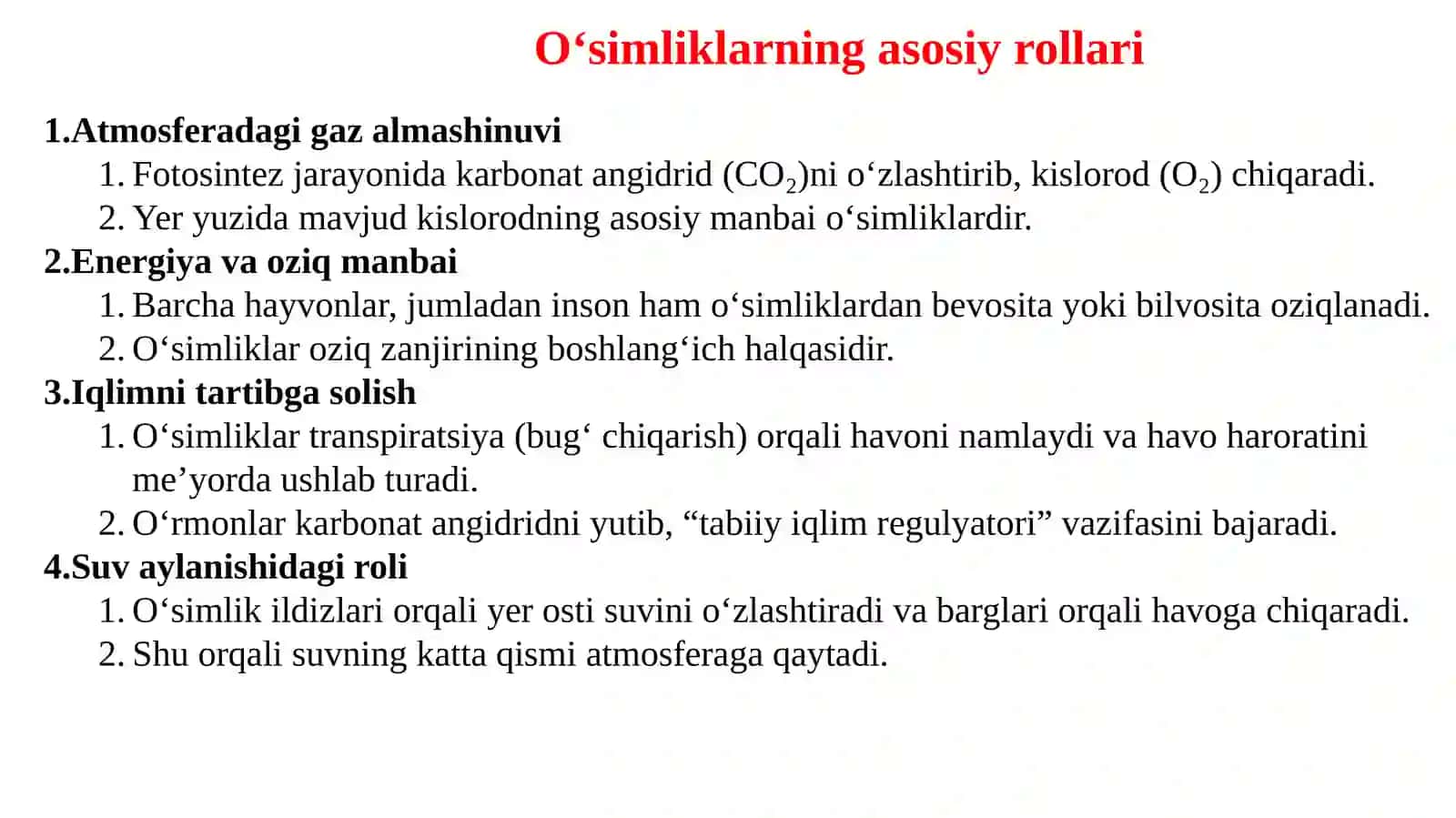 Biologik resurslardan foydalanish 4